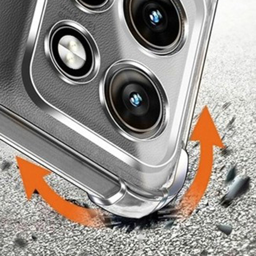Калъф за Motorola Edge 70, Techsuit, Shockproof Clear, Прозрачен