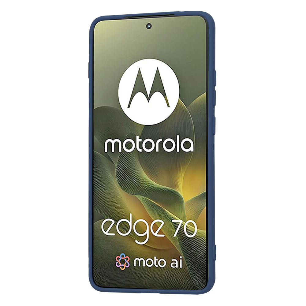 Калъф за Motorola Edge 70, Techsuit, SoftFlex, Тъмносин