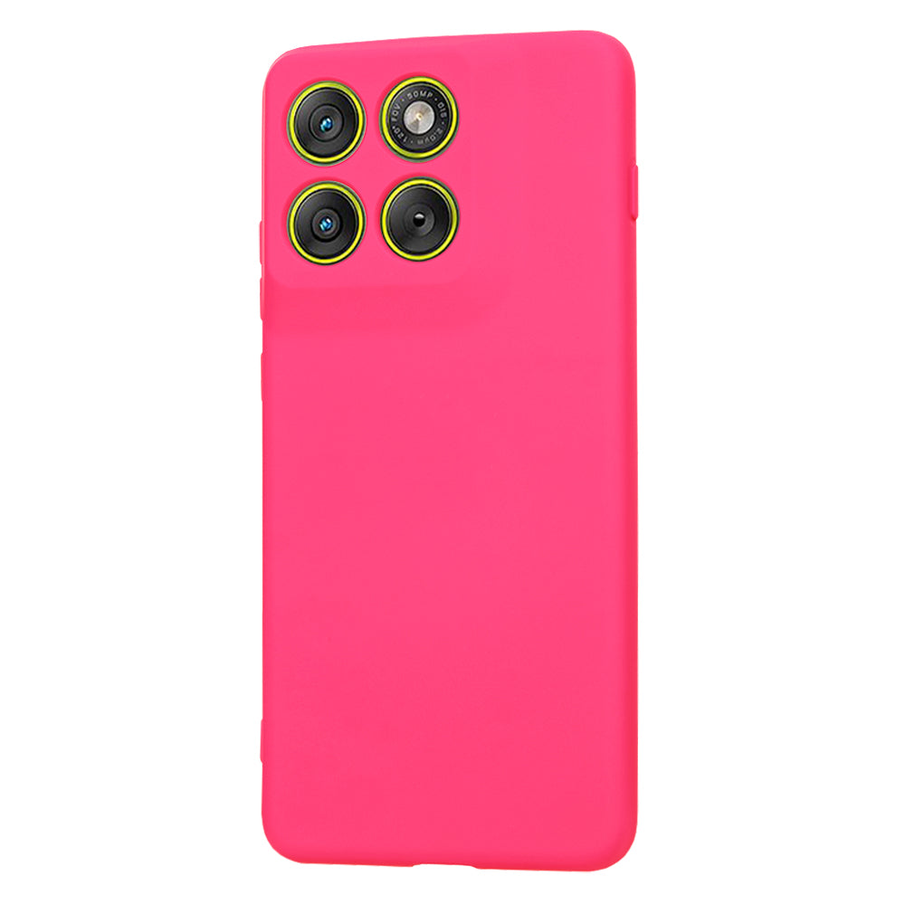 Калъф за Motorola Edge 70, Techsuit, SoftFlex, Тъмно розов