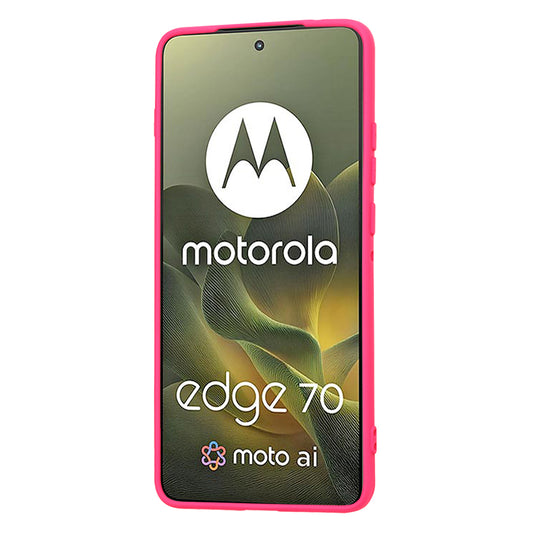 Калъф за Motorola Edge 70, Techsuit, SoftFlex, Тъмно розов
