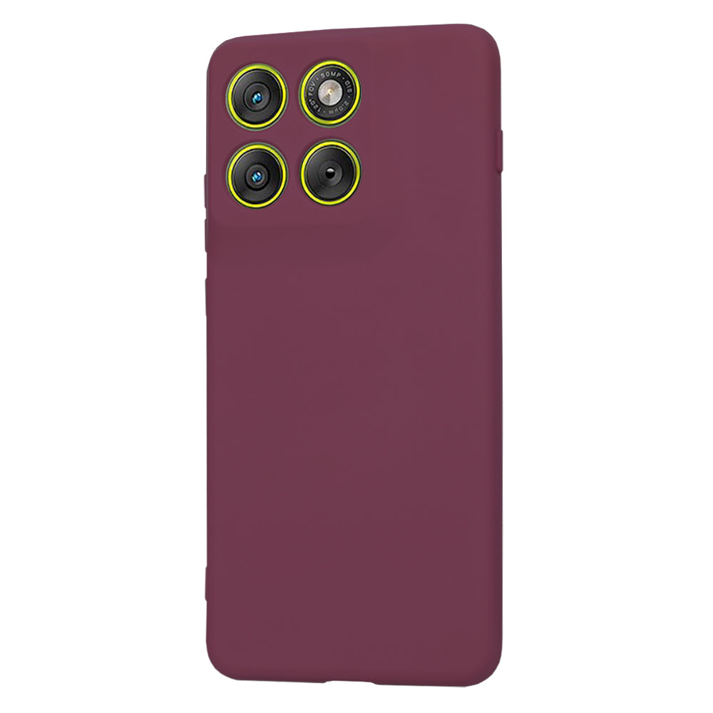 Калъф за Motorola Edge 70, Techsuit, SoftFlex, Вишнев