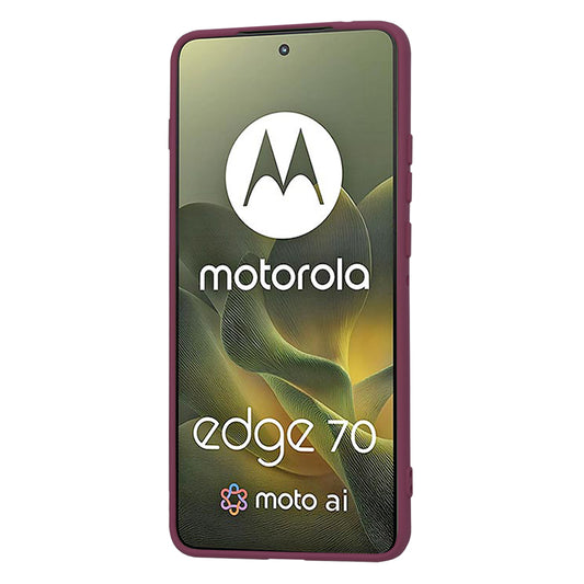 Калъф за Motorola Edge 70, Techsuit, SoftFlex, Вишнев