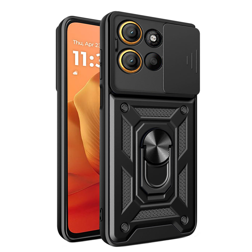 Калъф за Motorola Moto G15 / G15 Power, Techsuit, CamShield, Черен
