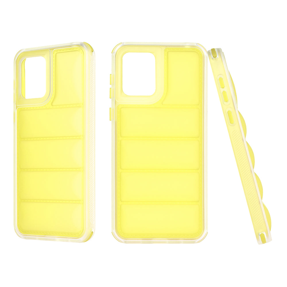 Калъф за Motorola Moto E13, Techsuit, Wave Shield, Жълт