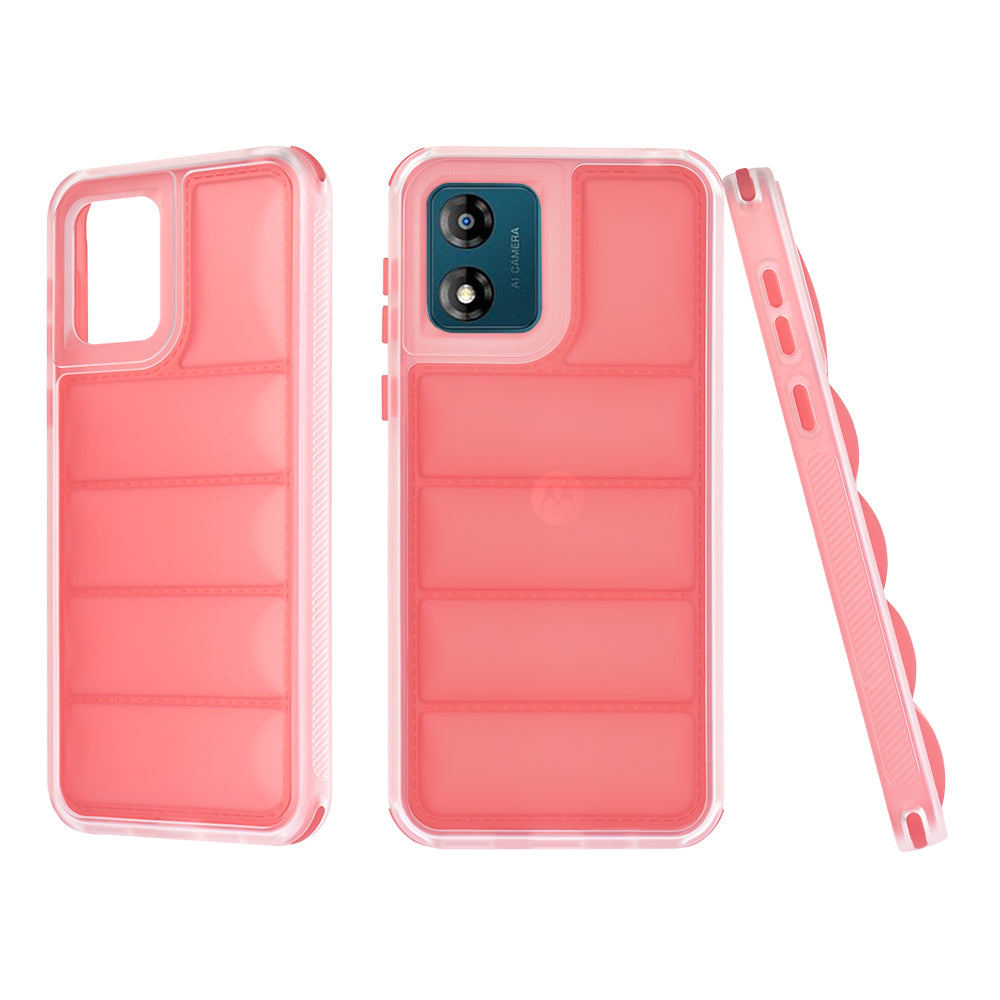 Калъф за Motorola Moto E13, Techsuit, Wave Shield, Червен