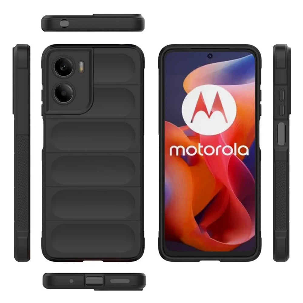 Калъф за Motorola Moto E15 / G05, Techsuit, Magic Shield, Черен