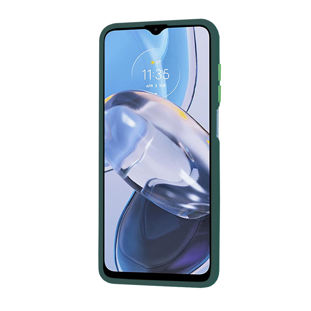 Калъф за Motorola Moto E22i / E22, Techsuit, HaloFrost, Зелен