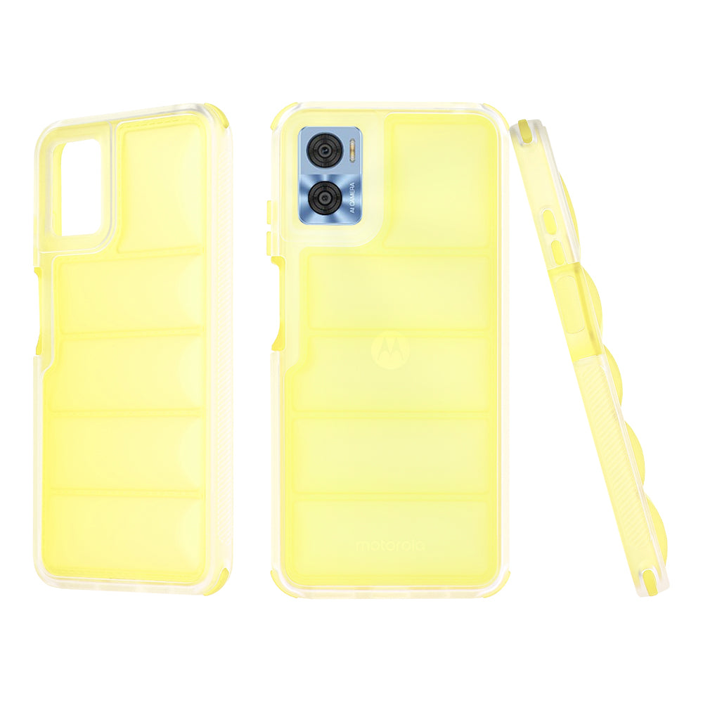 Калъф за Motorola Moto E22i / E22, Techsuit, Wave Shield, Жълт