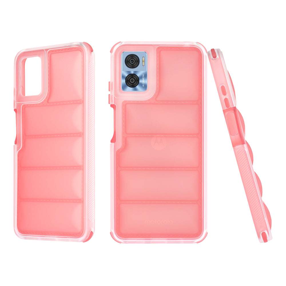 Калъф за Motorola Moto E22i / E22, Techsuit, Wave Shield, Червен