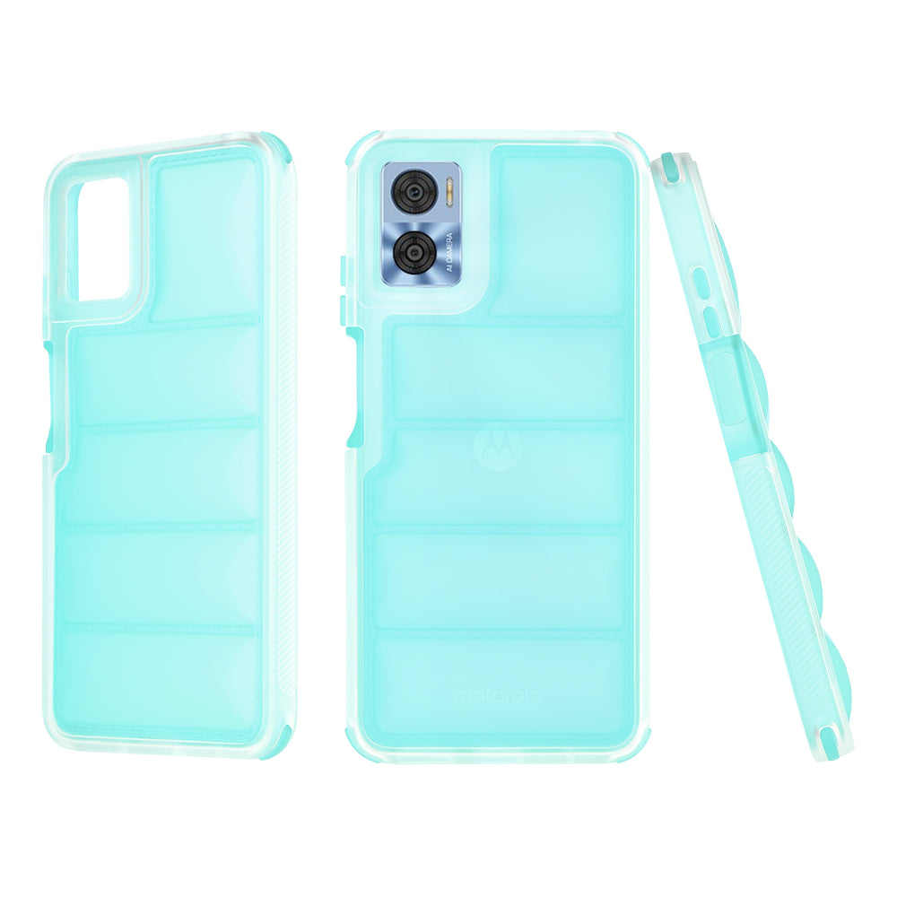 Калъф за Motorola Moto E22i / E22, Techsuit, Wave Shield, Тюркоаз