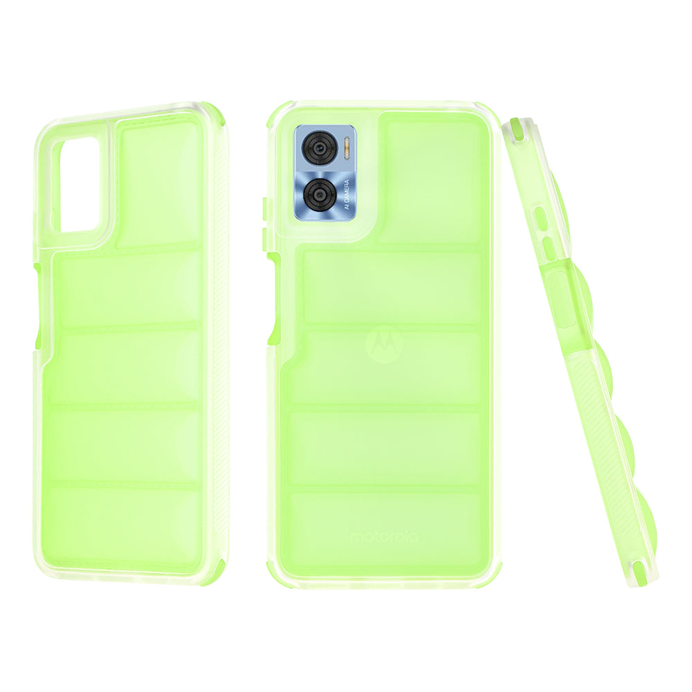 Калъф за Motorola Moto E22i / E22, Techsuit, Wave Shield, Зелен