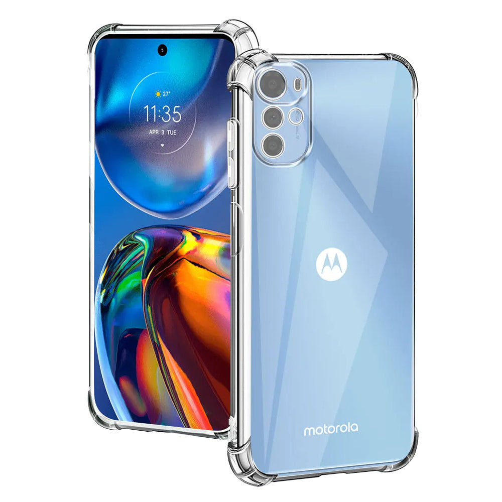 Калъф за Motorola Moto E32s / E32 / G22, Techsuit, противоударен прозрачен, прозрачен