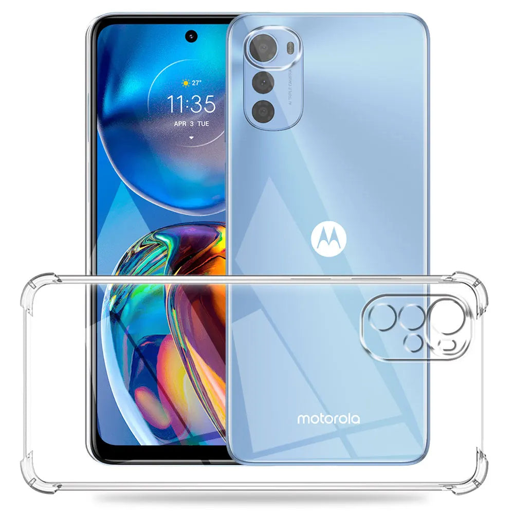 Калъф за Motorola Moto E32s / E32 / G22, Techsuit, противоударен прозрачен, прозрачен