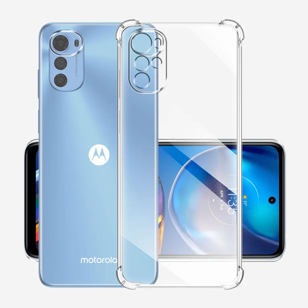Калъф за Motorola Moto E32s / E32 / G22, Techsuit, противоударен прозрачен, прозрачен
