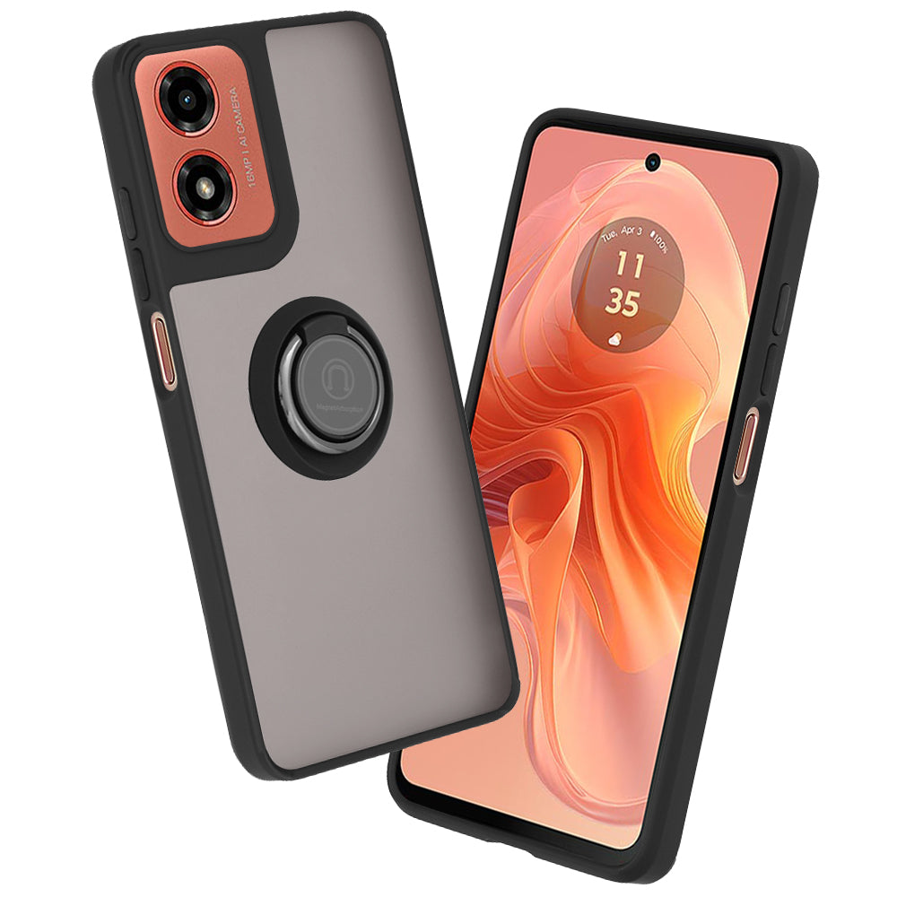 Калъф за Motorola Moto G04s / E14 / G04 / G24, Techsuit, Glinth, Черен