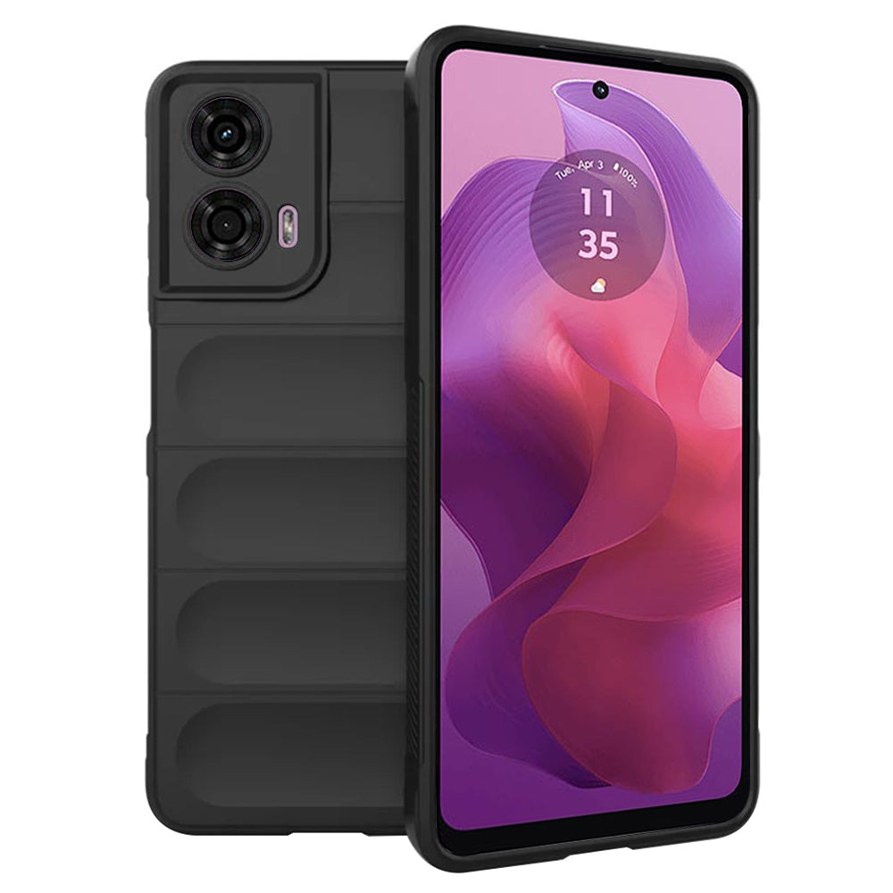 Калъф за Motorola Moto G04s / E14 / G04 / G24, Techsuit, Magic Shield, Черен