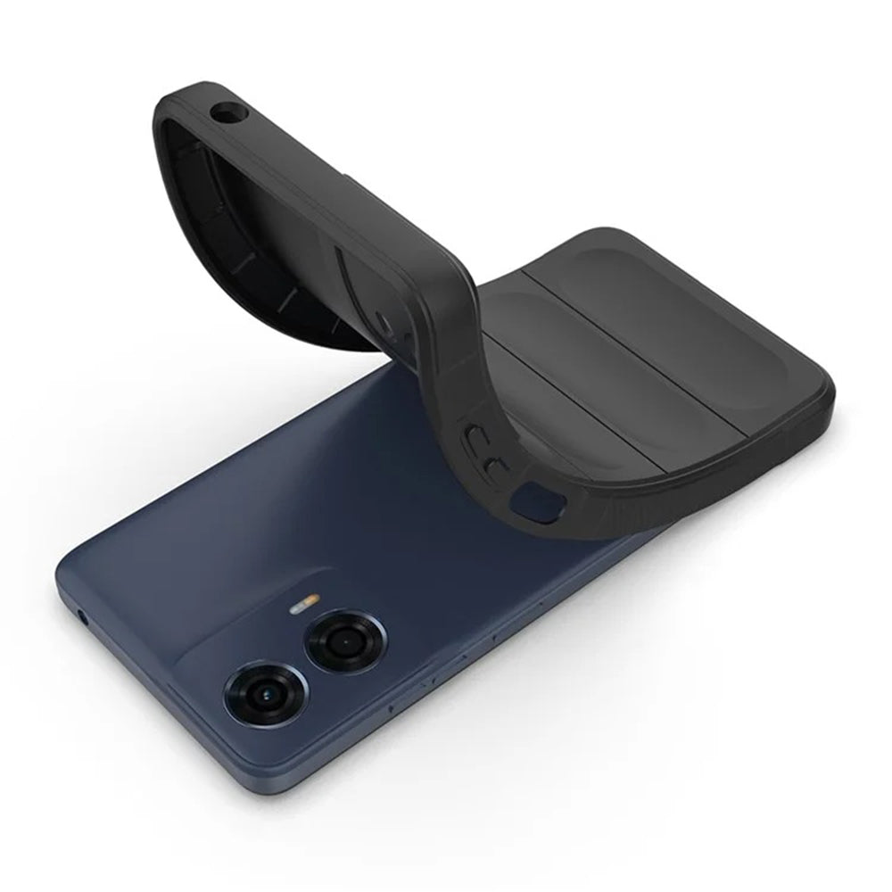 Калъф за Motorola Moto G04s / E14 / G04 / G24, Techsuit, Magic Shield, Черен