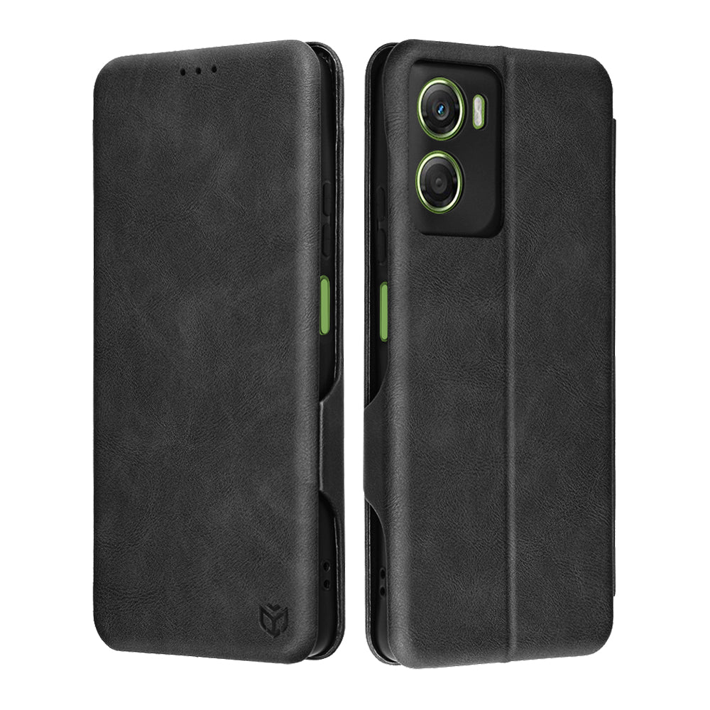 Калъф за Motorola Moto G06, Techsuit, Safe Wallet Plus, Черен
