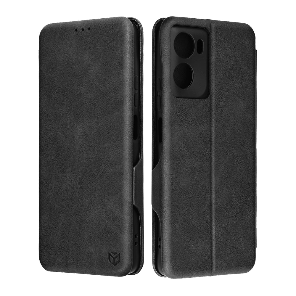 Калъф за Motorola Moto G06, Techsuit, Safe Wallet Plus, Черен