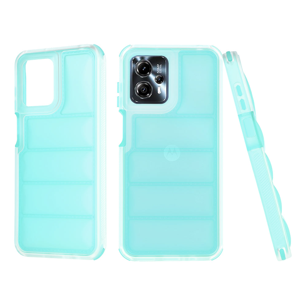 Калъф за Motorola Moto G13 / G23 / G53, Techsuit, Wave Shield, Тюркоаз