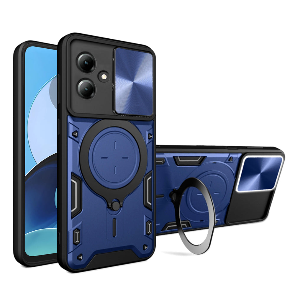 Калъф за Motorola Moto G14, Techsuit, CamGuard Pro, Син