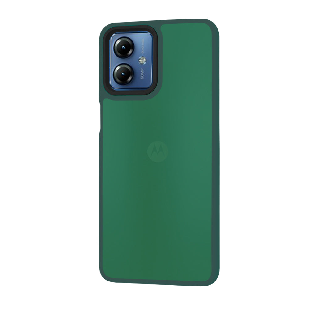 Калъф за Motorola Moto G14, Techsuit, HaloFrost, Зелен