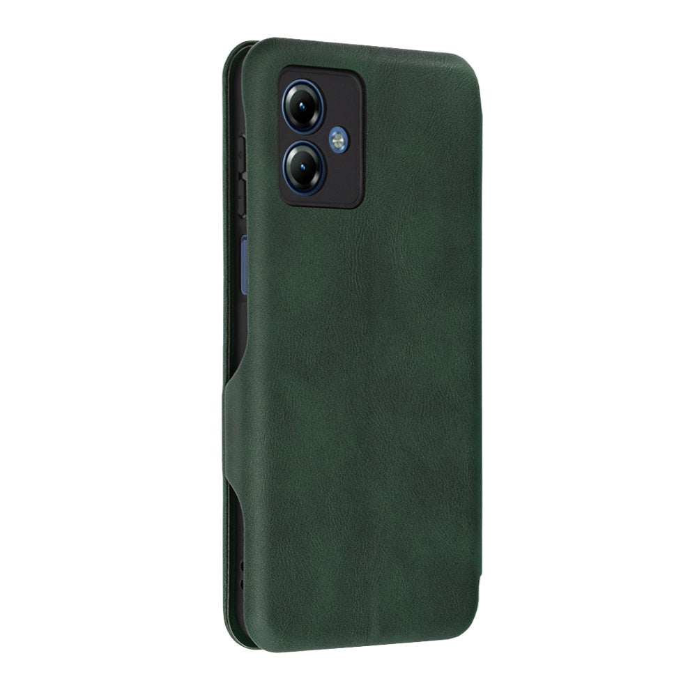 Калъф за Motorola Moto G14, Techsuit, Safe Wallet Plus, Зелен