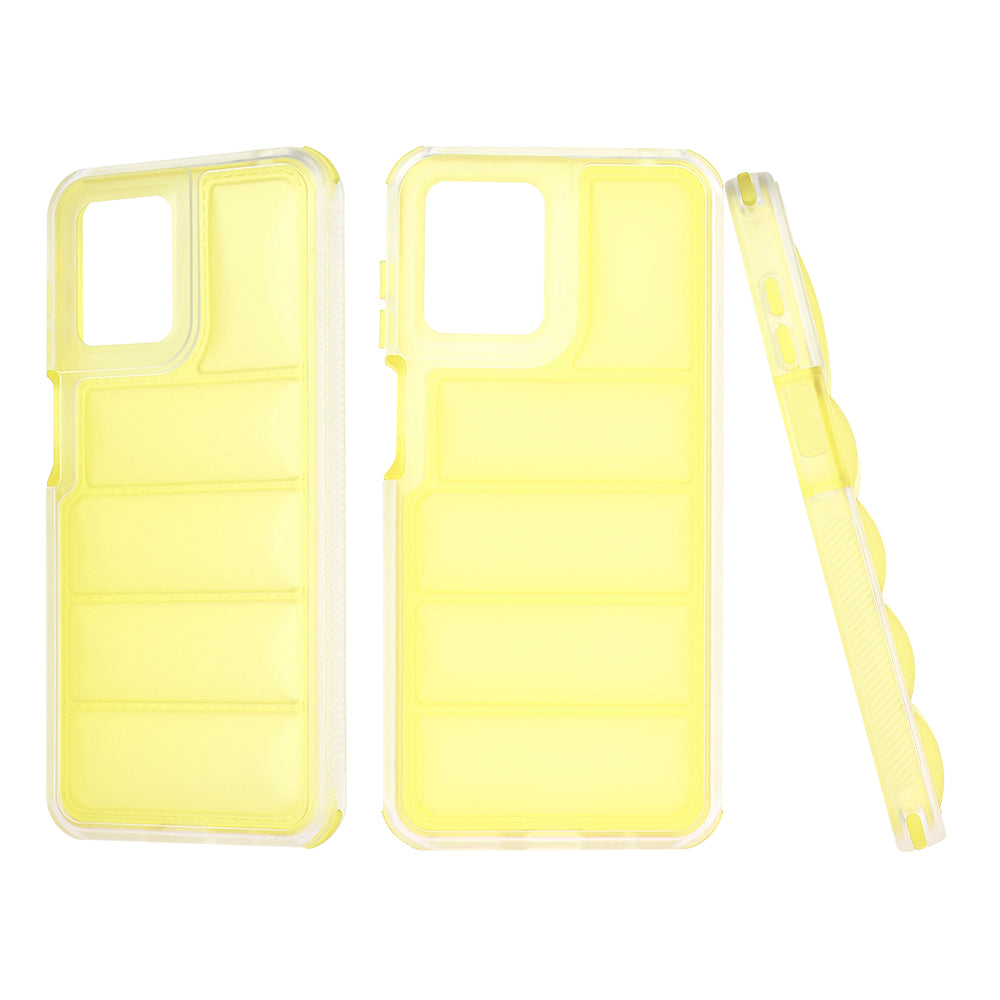 Калъф за Motorola Moto G14, Techsuit, Wave Shield, Жълт