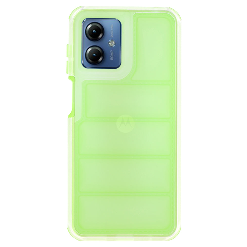 Калъф за Motorola Moto G14, Techsuit, Wave Shield, Зелен