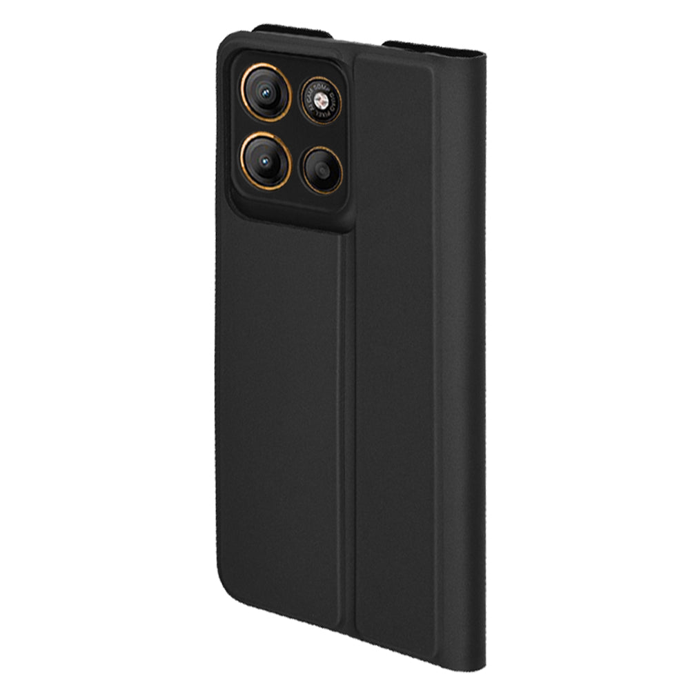Калъф за Motorola Moto G15 / G15 Power, Techsuit, Magskin Book, Черен