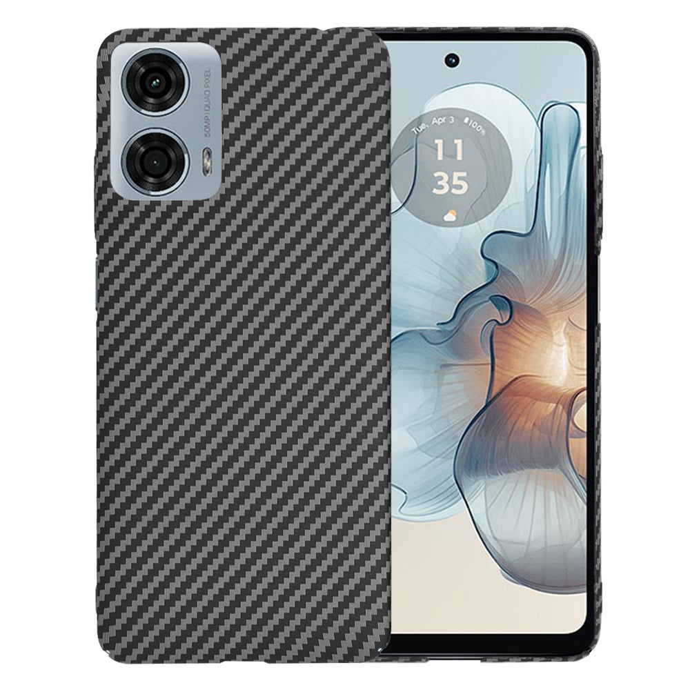Калъф за Motorola Moto G24 Power, Techsuit, Carbonite FiberShell, Черен