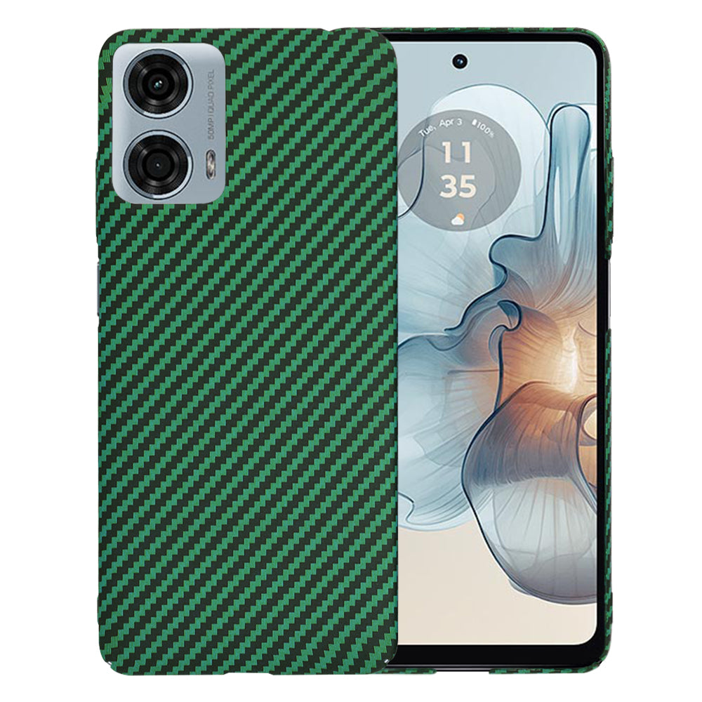 Калъф за Motorola Moto G24 Power, Techsuit, Carbonite FiberShell, Зелен
