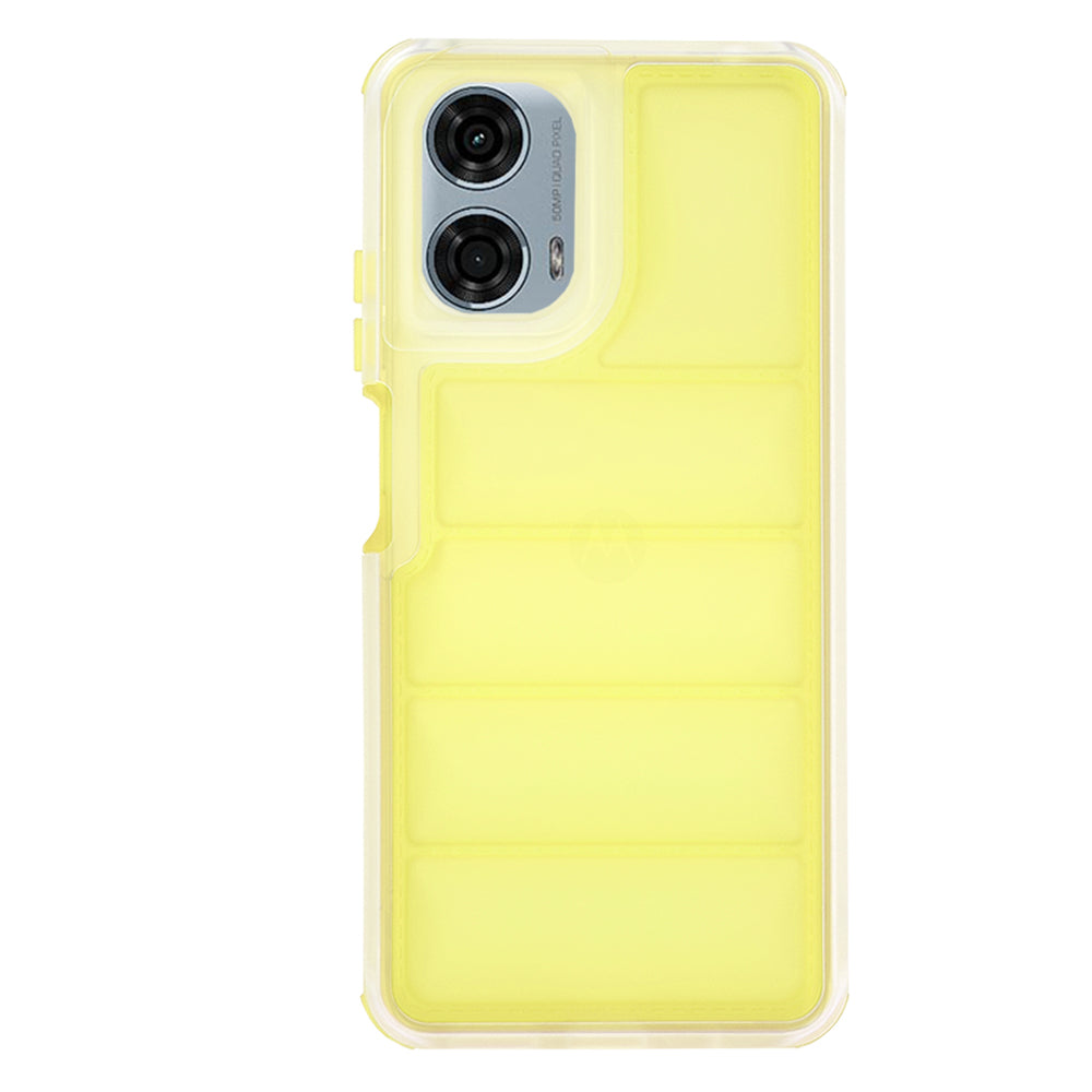 Калъф за Motorola Moto G24 Power, Techsuit, Wave Shield, Жълт