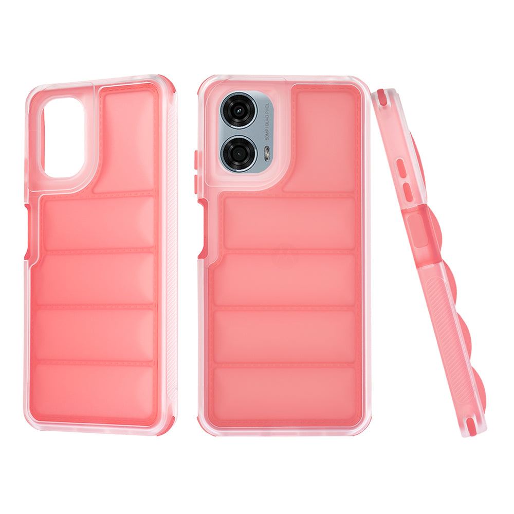 Калъф за Motorola Moto G24 Power, Techsuit, Wave Shield, Червен