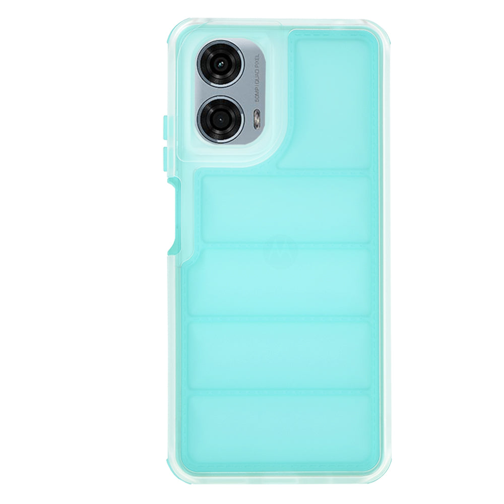 Калъф за Motorola Moto G24 Power, Techsuit, Wave Shield, Тюркоаз