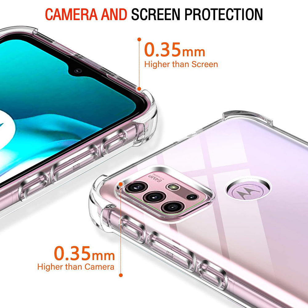 Калъф за Motorola Moto G30 / G20 / G10, Techsuit, противоударен прозрачен, прозрачен
