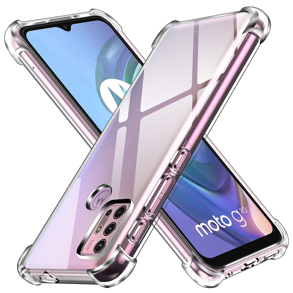 Калъф за Motorola Moto G30 / G20 / G10, Techsuit, противоударен прозрачен, прозрачен