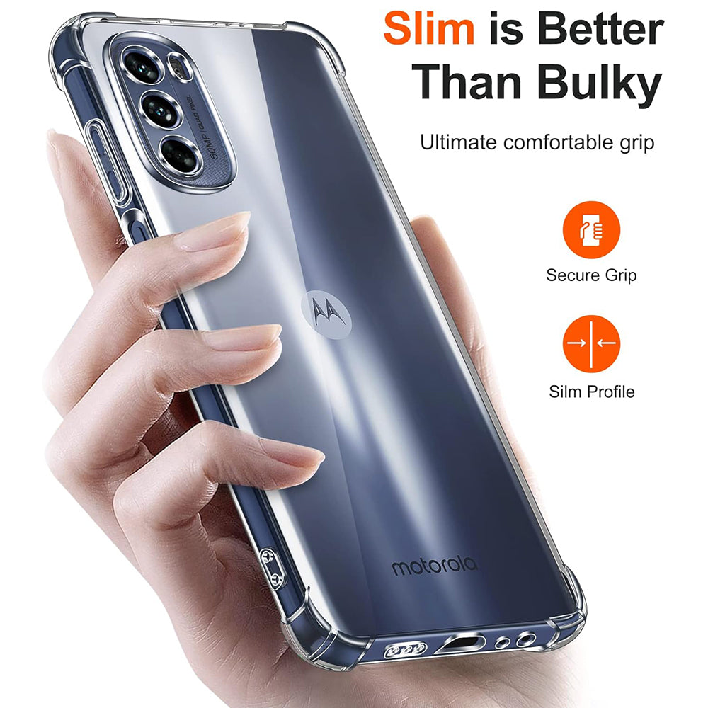 Калъф за Motorola Moto G31 / G41, Techsuit, противоударен прозрачен, прозрачен
