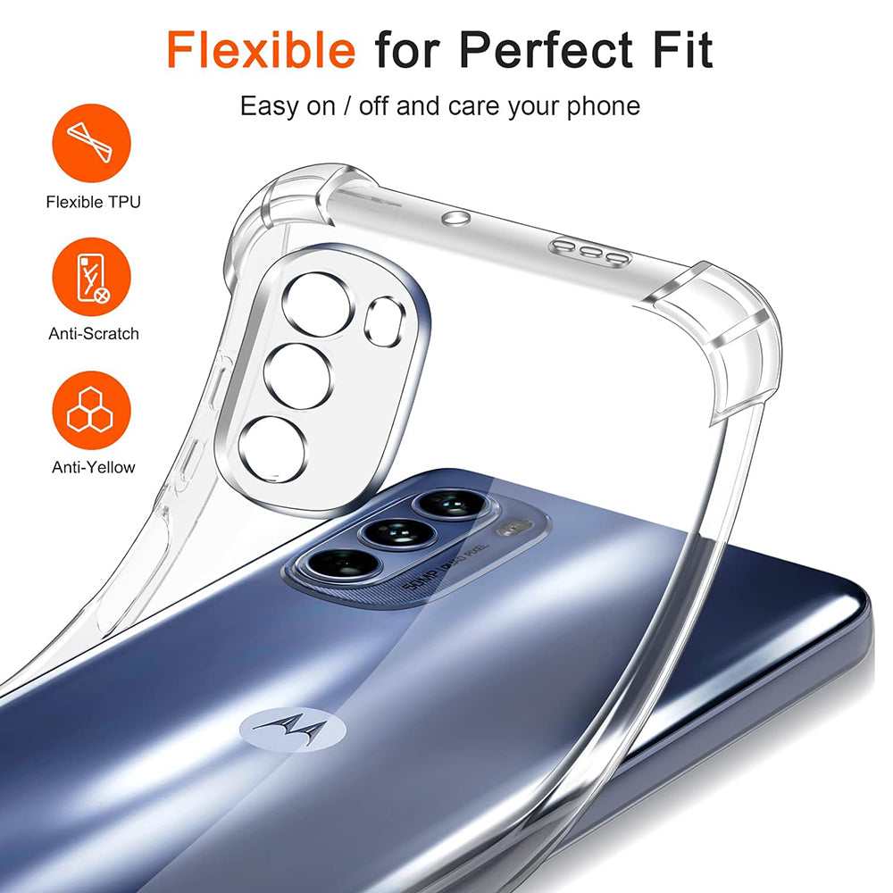 Калъф за Motorola Moto G31 / G41, Techsuit, противоударен прозрачен, прозрачен