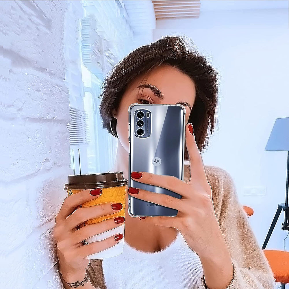 Калъф за Motorola Moto G31 / G41, Techsuit, противоударен прозрачен, прозрачен