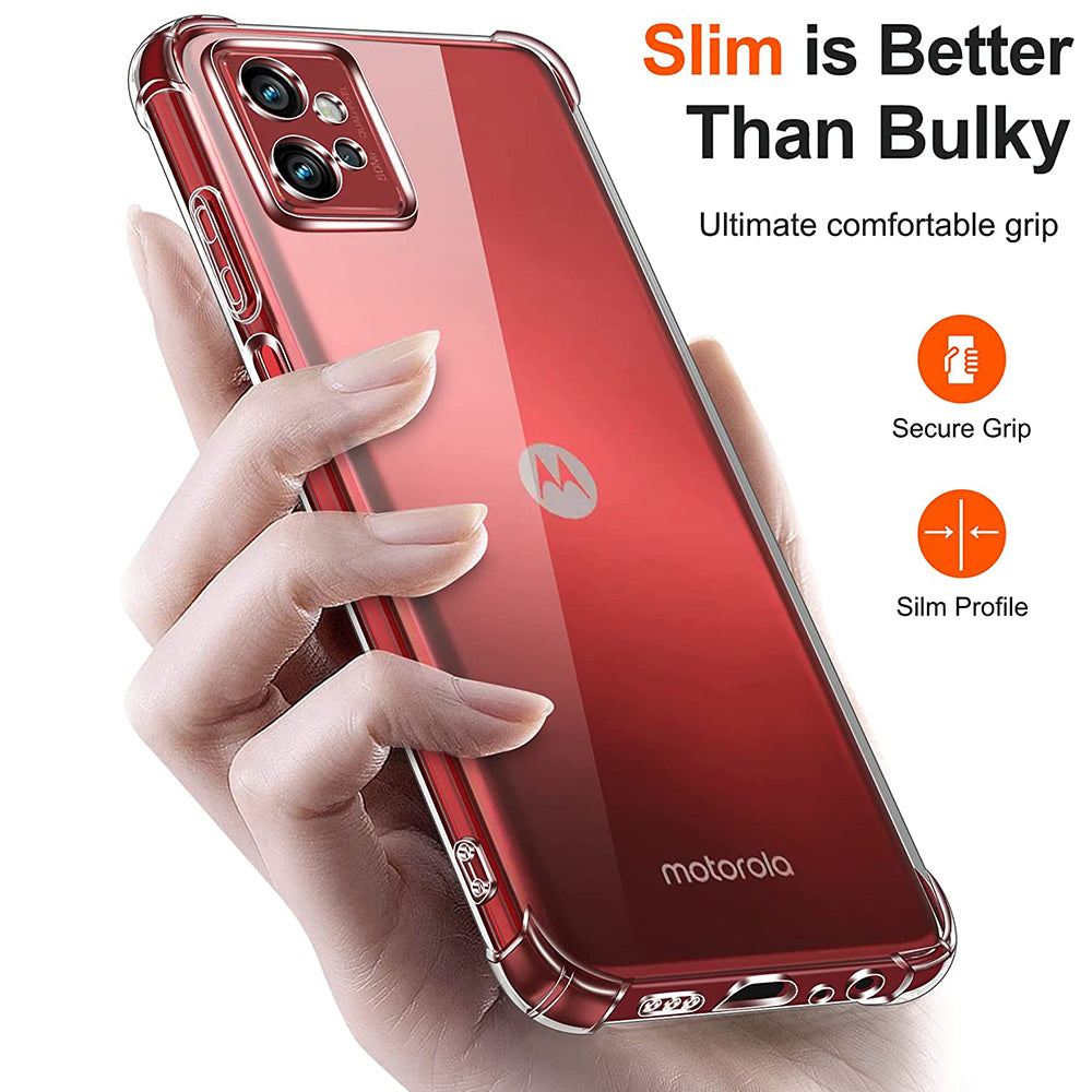 Калъф за Motorola Moto G32, Techsuit, Shockproof Clear, Прозрачен