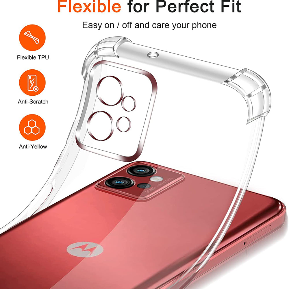 Калъф за Motorola Moto G32, Techsuit, Shockproof Clear, Прозрачен