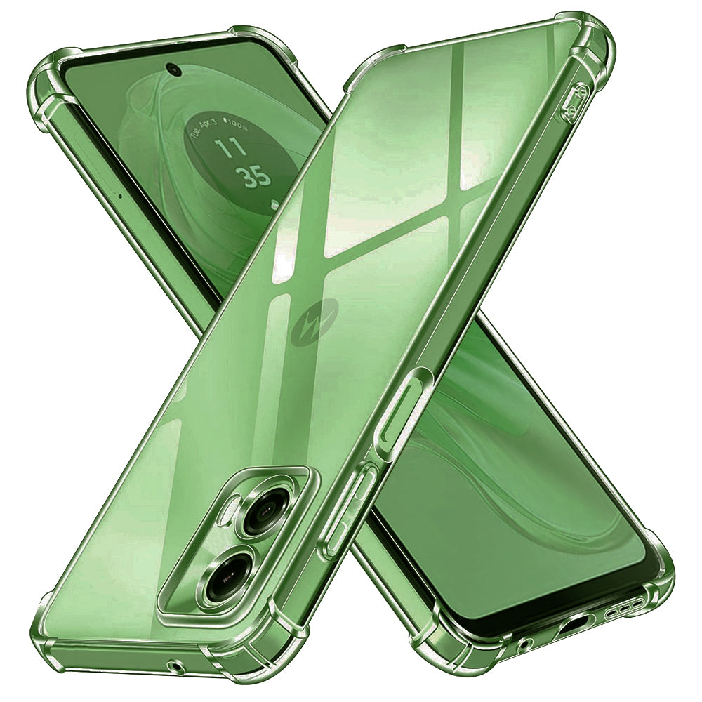 Калъф за Motorola Moto G35, Techsuit, Shockproof Clear, Прозрачен