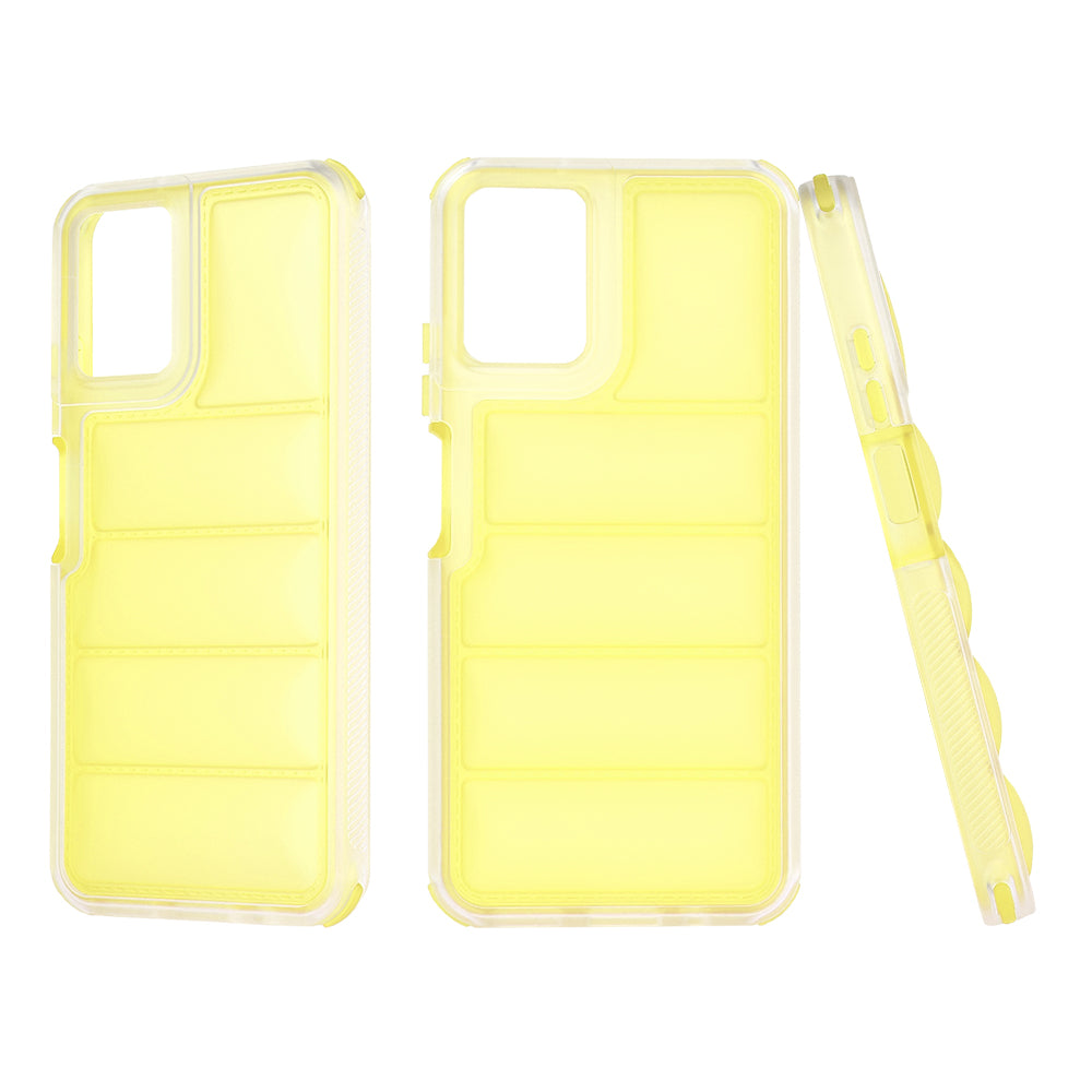 Калъф за Motorola Moto G45 / G34, Techsuit, Wave Shield, Жълт