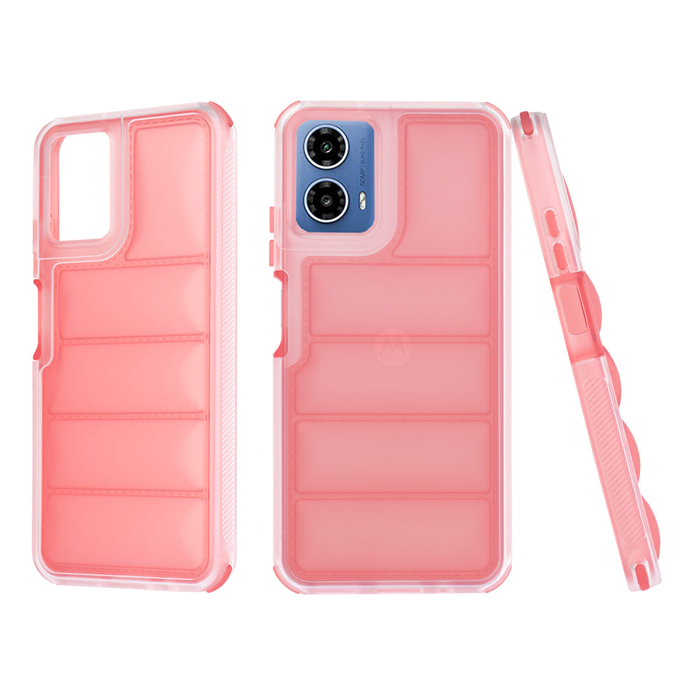 Калъф за Motorola Moto G45 / G34, Techsuit, Wave Shield, Червен