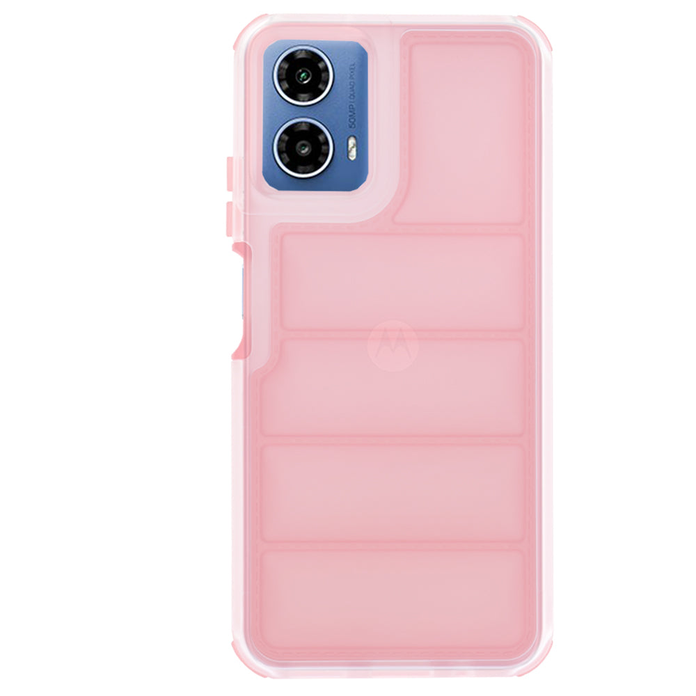 Калъф за Motorola Moto G45 / G34, Techsuit, Wave Shield, Розов