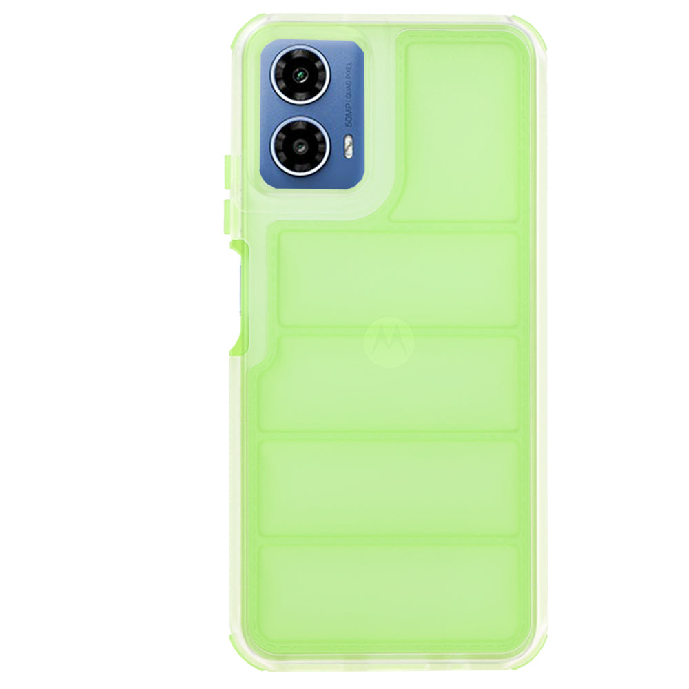 Калъф за Motorola Moto G45 / G34, Techsuit, Wave Shield, Зелен