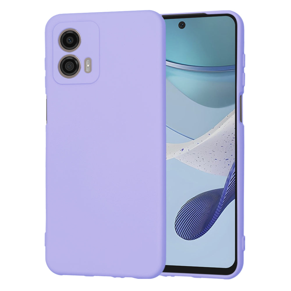 Калъф за Motorola Moto G53, Techsuit, SoftFlex, Светло лилав