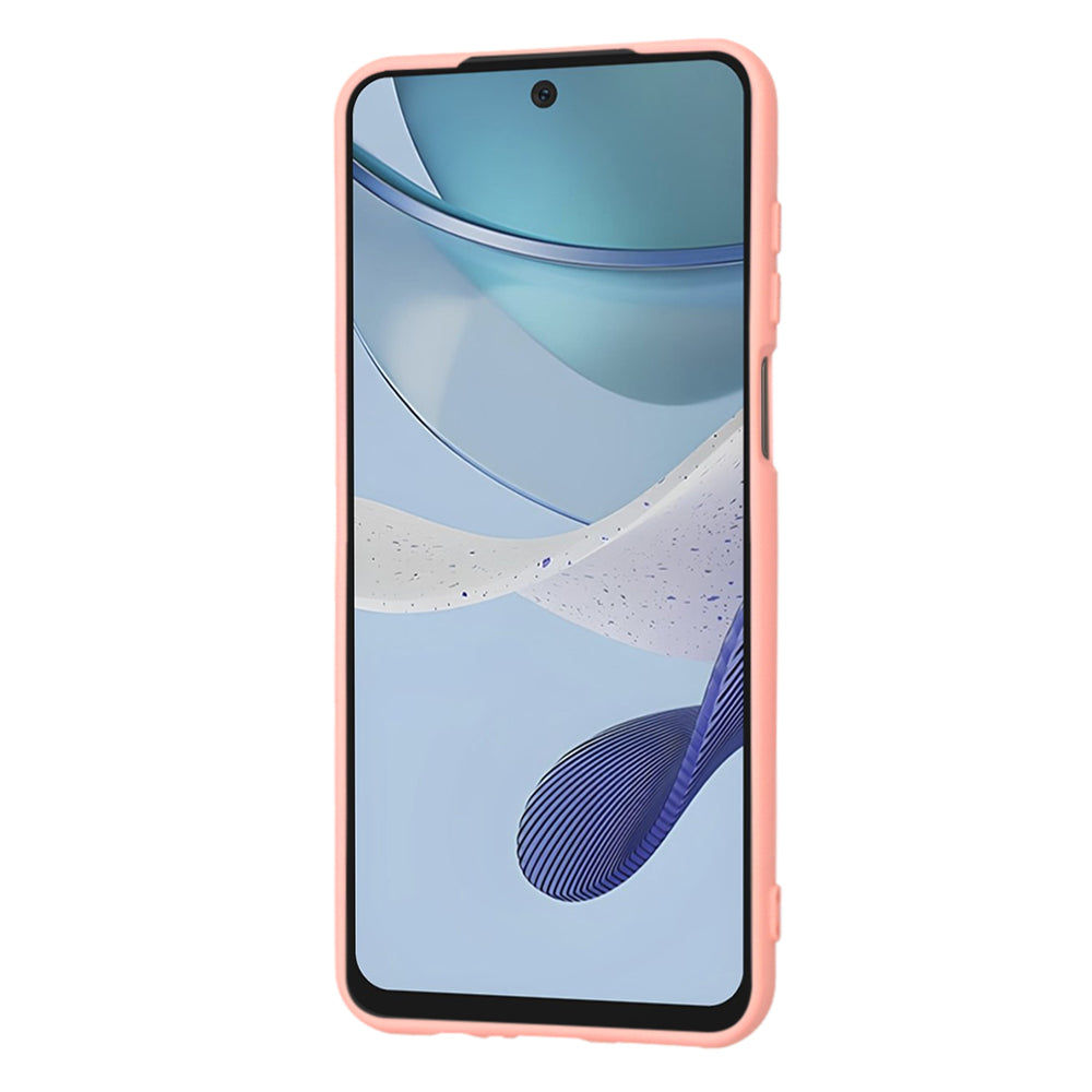 Калъф за Motorola Moto G53, Techsuit, SoftFlex, Светлорозов
