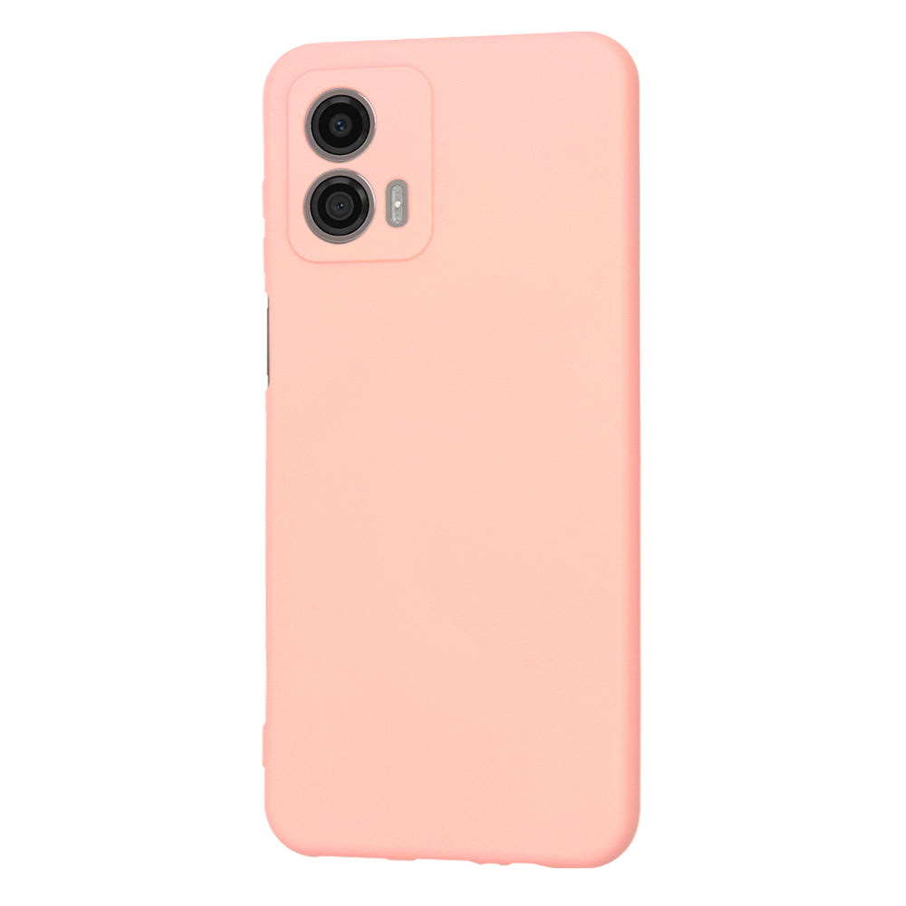 Калъф за Motorola Moto G53, Techsuit, SoftFlex, Светлорозов